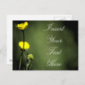 花 ポストカード (正面/裏面)