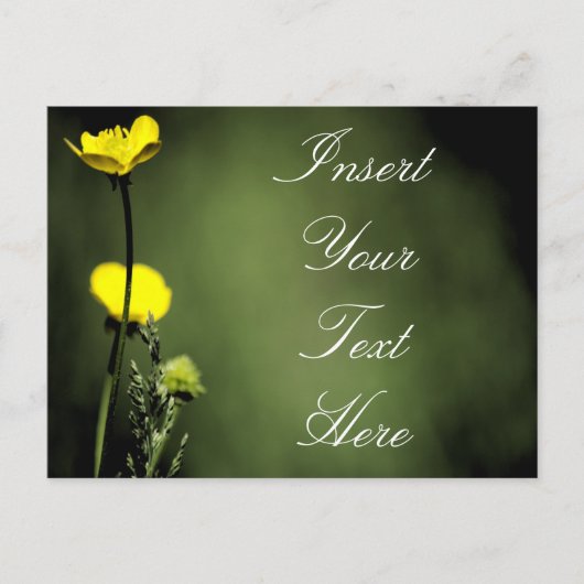 花 ポストカード (正面)
