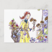 花 ポストカード (正面)