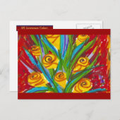 花 ポストカード (正面/裏面)