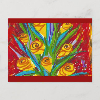 花 ポストカード