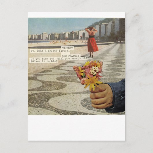 花 – ポストカード (正面)