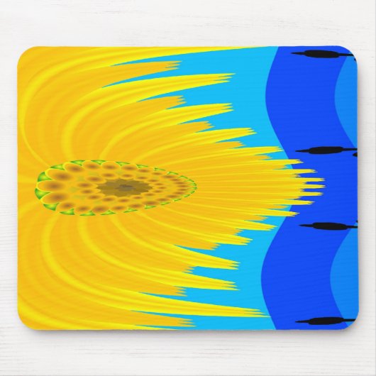 花 マウスパッド (正面)