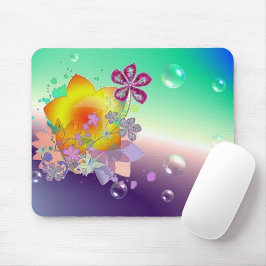 花 マウスパッド (マウス)