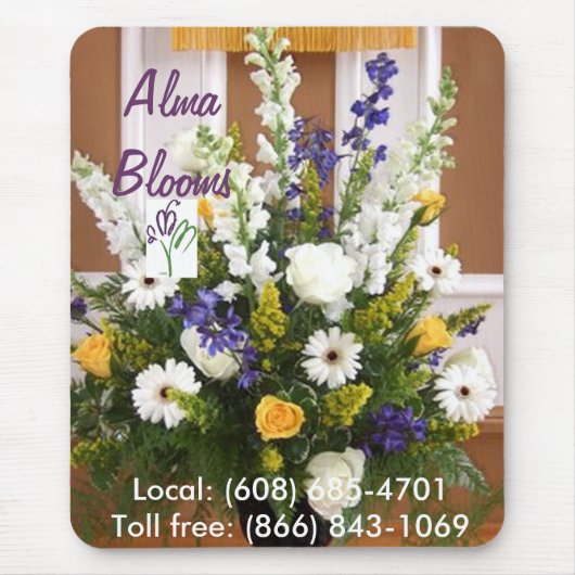 花 マウスパッド (正面)