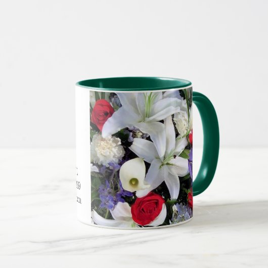 花 マグカップ (正面右)