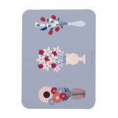 花 マグネット (縦)