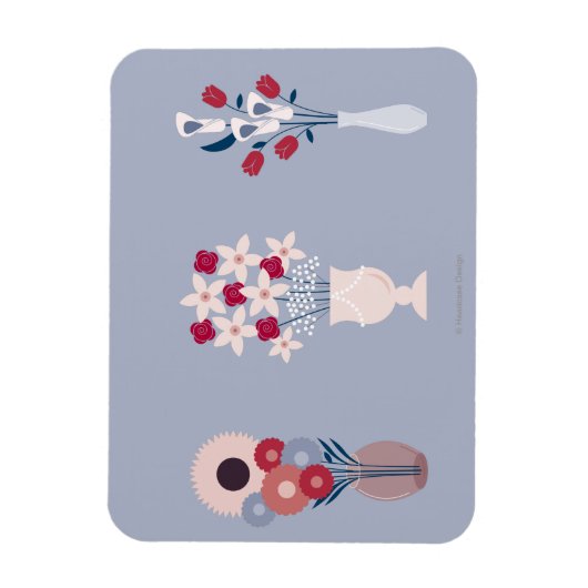 花 マグネット (縦)