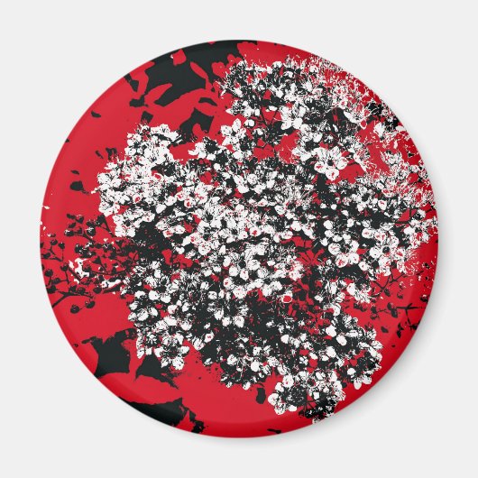 花 マグネット (正面)