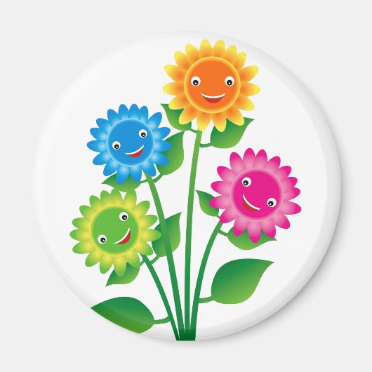 花 マグネット (正面)