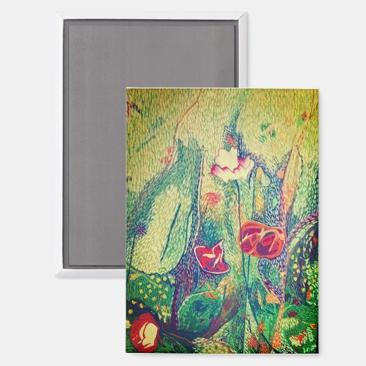 花 マグネット (正面/裏面)