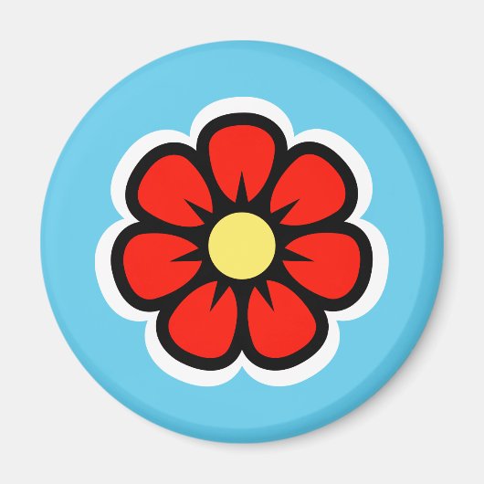花 マグネット (正面)