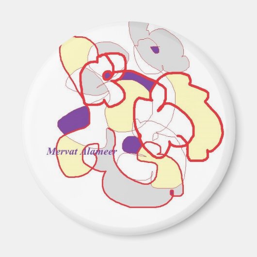 花 マグネット (正面)