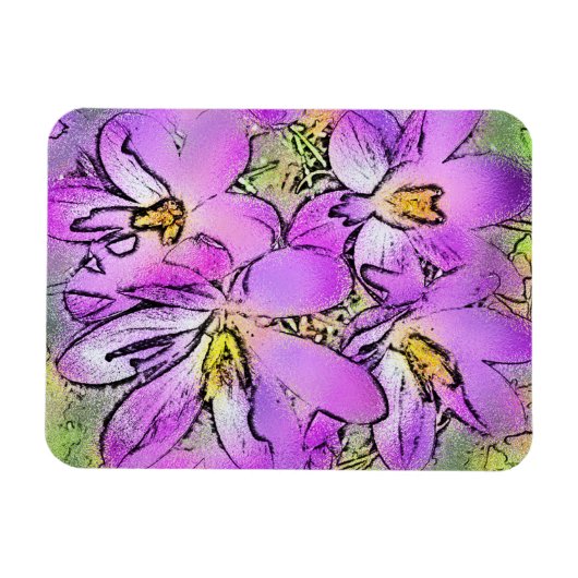 花 マグネット (横)