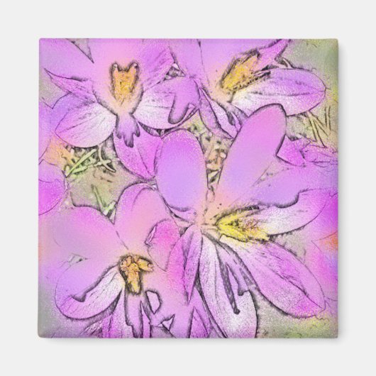 花 マグネット (正面)