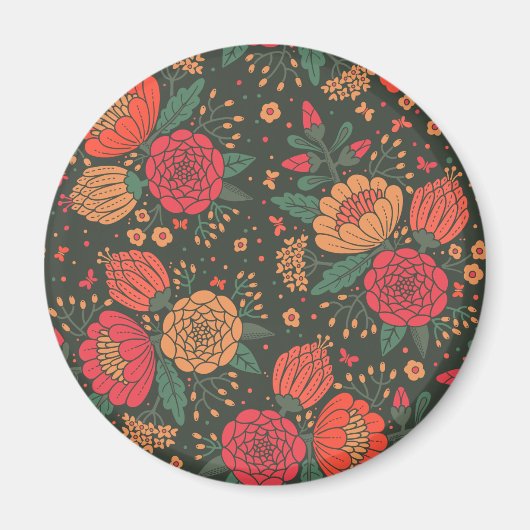 花 マグネット (正面)