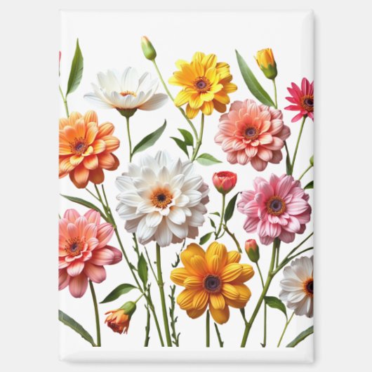 花 マグネット (正面)