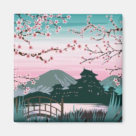 花 マグネット (正面)