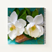 花 |マグノリア花 ノートブック (裏面)