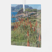 花 |マデイラ島ポルトガル ガラスオーナメント (正面左)