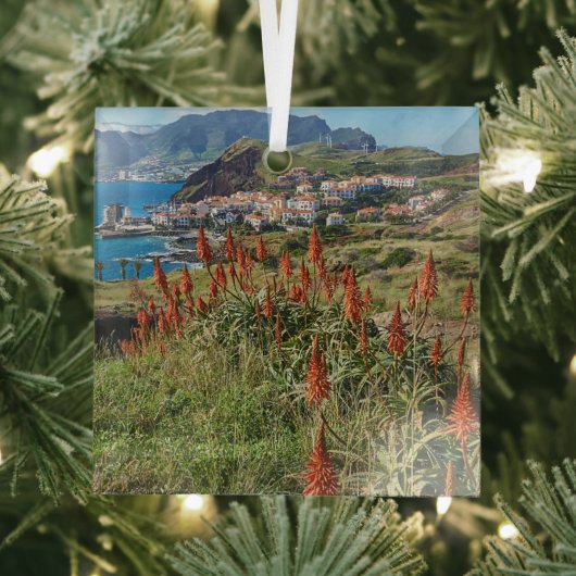 花 |マデイラ島ポルトガル ガラスオーナメント (インサイチュ)