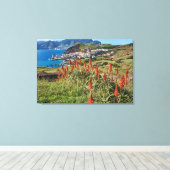 花 |マデイラ島ポルトガル キャンバスプリント (インサイチュ (ウッドフロア))