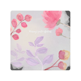 花 メタルプリント