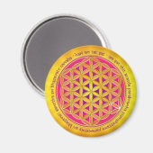 花/モオラマントラ マグネット (正面/裏面)