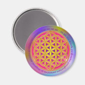 花/モオラマントラ マグネット (正面/裏面)