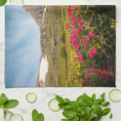 花 |モンタナ氷河の国立公園 キッチンタオル (折り畳み)