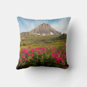 花 |モンタナ氷河の国立公園 クッション (裏面)
