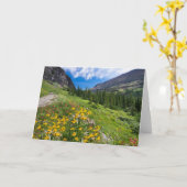 花 |モンタナ花路 カード (黄色い花)