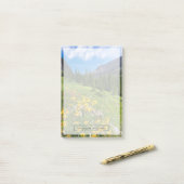 花 |モンタナ花路 ポストイット (デスク上)