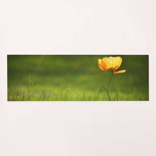 花 ヨガマット (裏面(横))