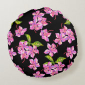 花 ラウンドクッション (裏面)