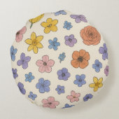 花 ラウンドクッション (裏面)