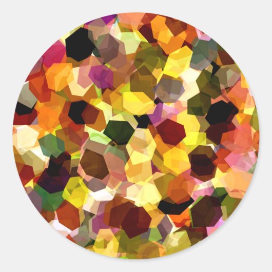 花 ラウンドシール (正面)