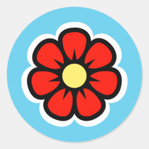 花 ラウンドシール