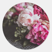 花 ラウンドシール (正面)
