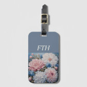 花 ラゲッジタグ (正面縦)