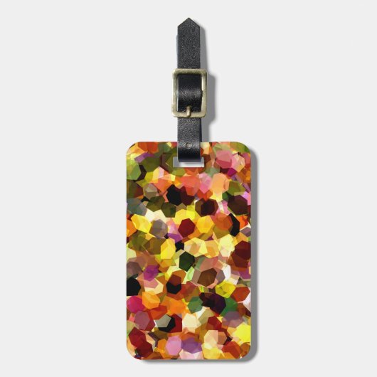 花 ラゲッジタグ (正面縦)