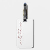 花 ラゲッジタグ (裏面縦)