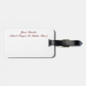 花 ラゲッジタグ (裏面横)