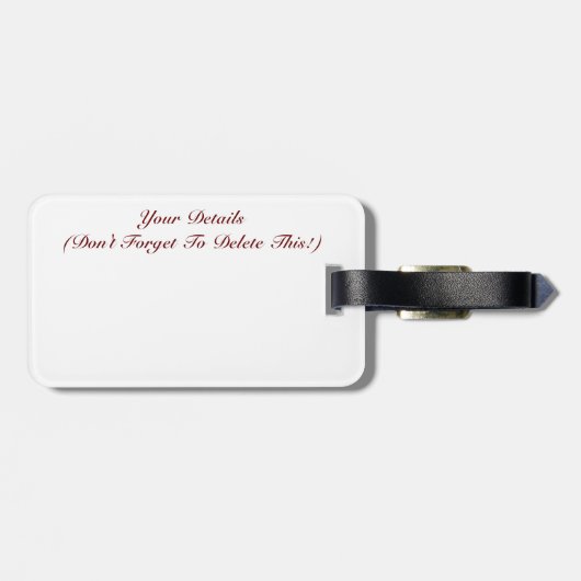 花 ラゲッジタグ (裏面横)