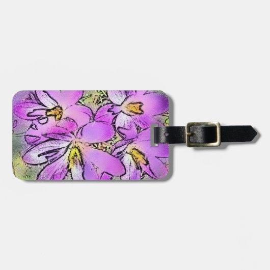 花 ラゲッジタグ (正面横)