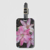 花 ラゲッジタグ (正面縦)