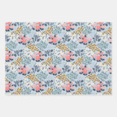 花 ラッピングペーパーシート (正面)