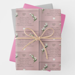 花  ラッピングペーパーシート