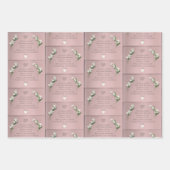 花  ラッピングペーパーシート (正面)