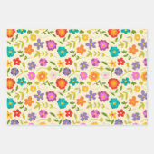 花 ラッピングペーパーシート (正面2)